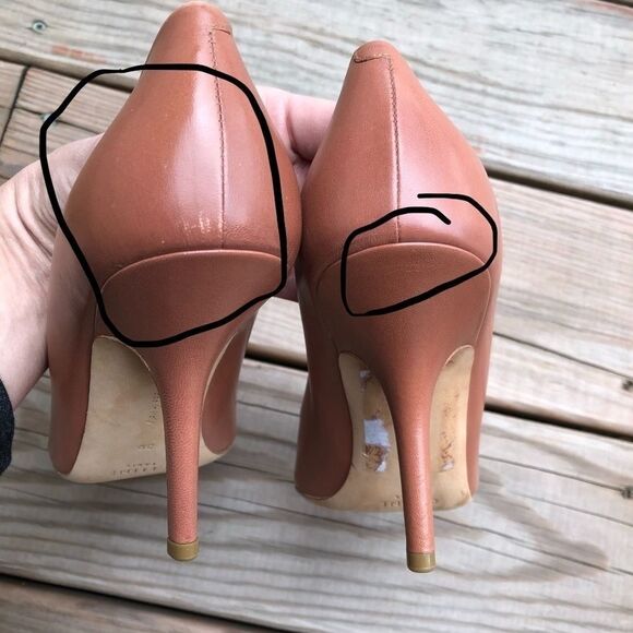 Celine Round/Almond Toe Leather Pumps MISMATCH - Picture 6 of 8